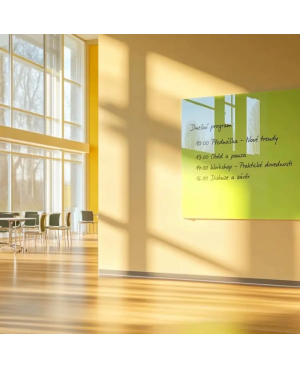 Grüne pistaziengrüne Glas-Magnettafel SMATAB®