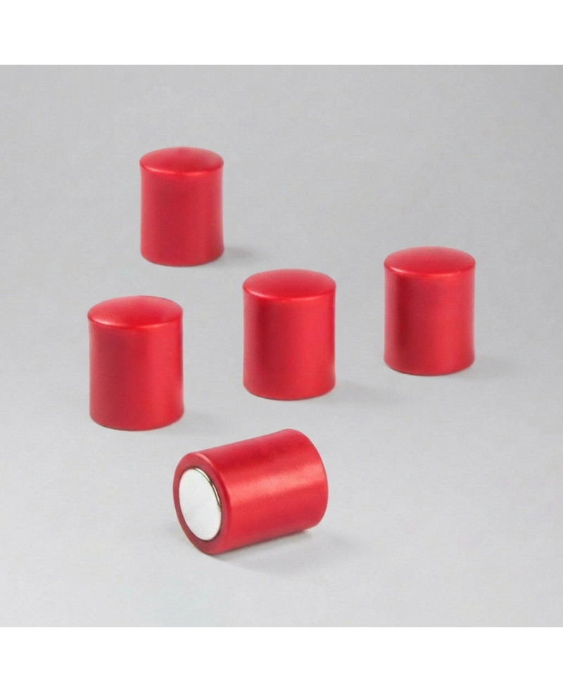 Roter Büromagnet OF-2 Set 10 Stück