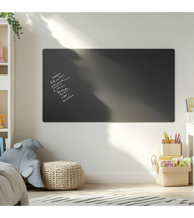 Graue anthrazitfarbene Glasmagnettafel für Kinder Smatab®