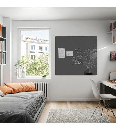 Gray anthracite glass magnetic board for children Smatab®.