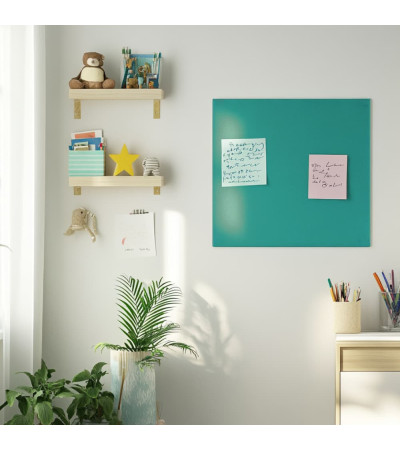 Emerald green glass magnetic board for children Smatab®.
