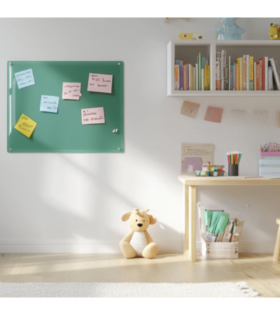 Smaragdgrüne Glasmagnettafel für Kinder Smatab®
