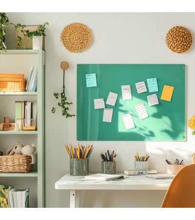 Grüne Verones Glasmagnettafel für Kinder Smatab®