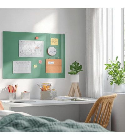 Smatab® sklenená magnetická tabuľa zelená veronesova