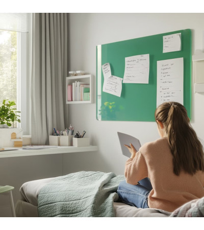 Grüne Verones Glasmagnettafel für Kinder Smatab®