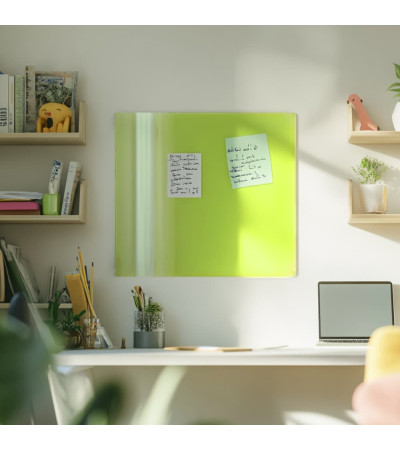 Pistachio green glass magnetic board for children Smatab®.