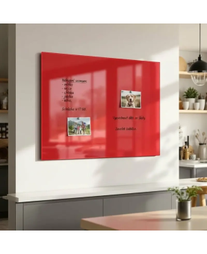 🔴 Glastafel rot korallenfarben | SMATAB®