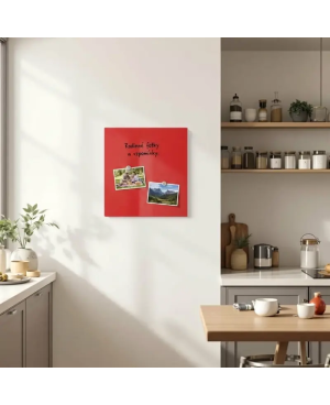 🔴 Glastafel rot korallenfarben | SMATAB®