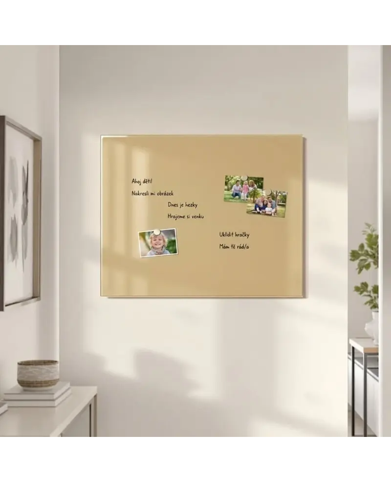 Okrová umbra skleněná magnetická tabule  Smatab®