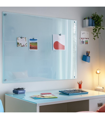 Royal blue glass magnetic board for children Smatab®.