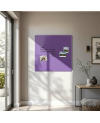 💜 Violette kobaltblaue Glasplatte SMATAB®