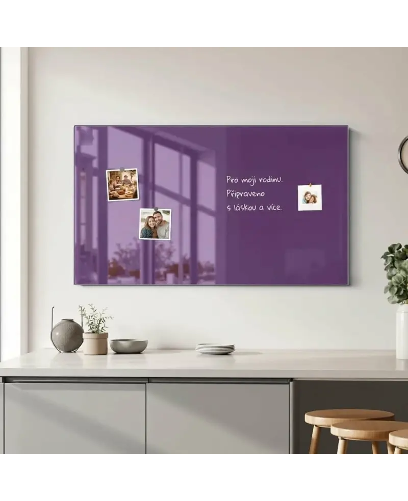 💜 Fioletowa kobaltowa szklana tablica SMATAB®