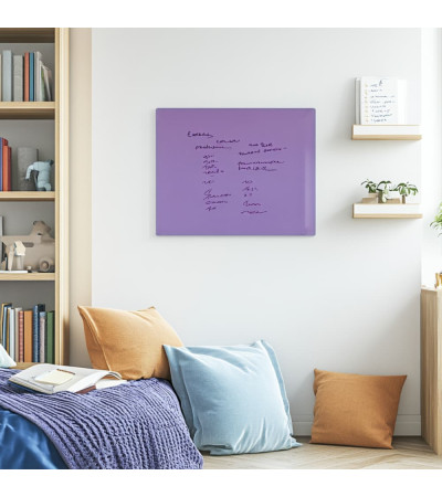 Purple cobalt glass magnetic board for children Smatab®.