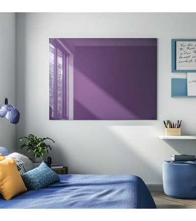 Purple cobalt glass magnetic board for children Smatab®.