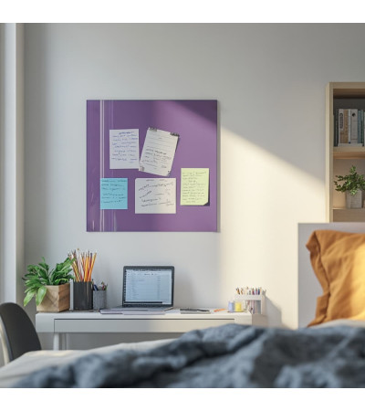 Purple cobalt glass magnetic board for children Smatab®.