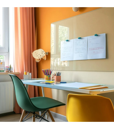 Smatab® sklenená magnetická tabuľa okrová umbra