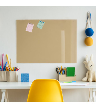 Okara brown glass magnetic board for children Smatab®.