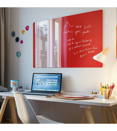 Rote Korallenglas-Magnettafel für Kinder Smatab®