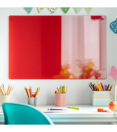 Rote Korallenglas-Magnettafel für Kinder Smatab®