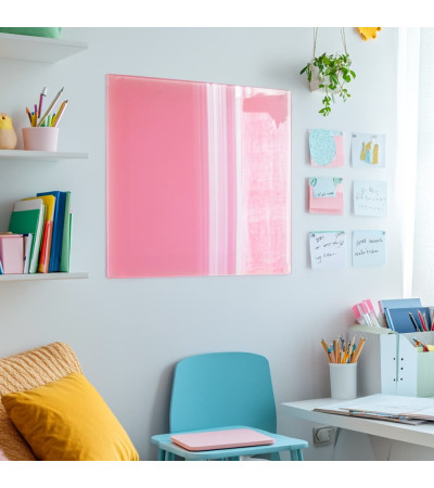 Pink bead glass magnetic board for children Smatab®.