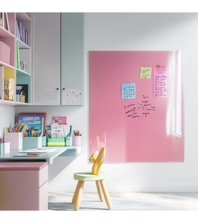 Pink bead glass magnetic board for children Smatab®.