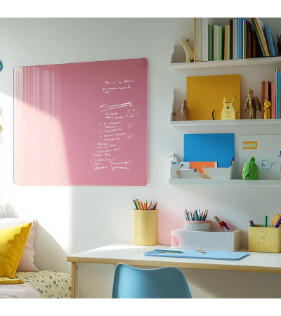 Rosa Perlenglas-Magnettafel für Kinder Smatab®