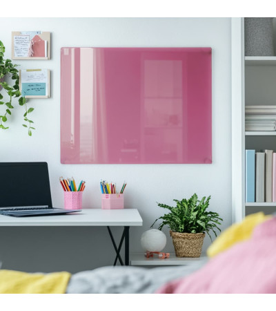 Pink bead glass magnetic board for children Smatab®.