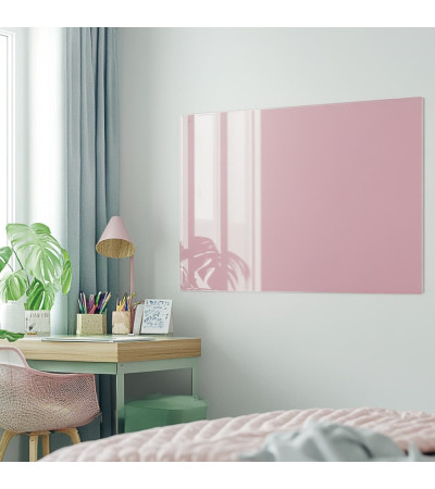 Smatab® Pink Body Glass Magnetic Whiteboard for Kids