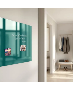 🟢 Glas-Memotafel grüne smaragdgrüne | SMATAB®
