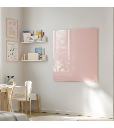 Růžová tělová skleněná magnetická tabule pro děti Smatab®