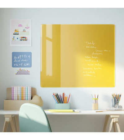 Gelbe neapolitanische Glasmagnettafel für Kinder Smatab®