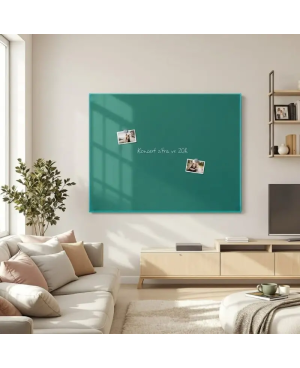 🟢 Glas-Memotafel grüne smaragdgrüne | SMATAB®