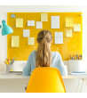 Skleněná magnetická tabule pro děti - žlutá neapolská Smatab®
