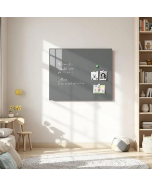 Šedá paynova skleněná magnetická tabule Smatab®