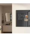 Šedá antracitová skleněná magnetická tabule Smatab®
