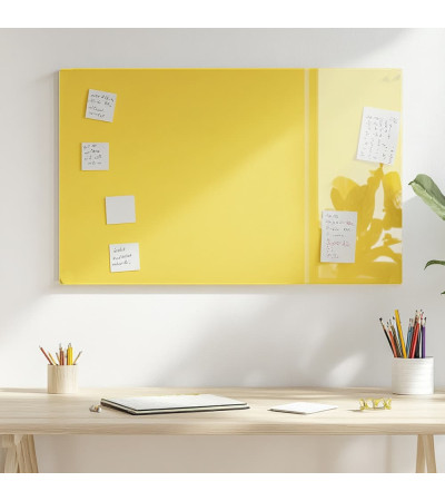 Yellow exotic glass magnetic board for children Smatab®.