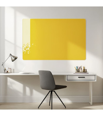 Yellow exotic glass magnetic board for children Smatab®.