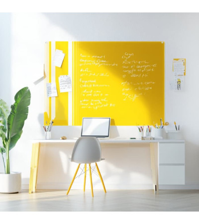 Yellow exotic glass magnetic board for children Smatab®.