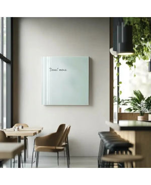 ⚪ Satynowa biała tablica SMATAB® do restauracji
