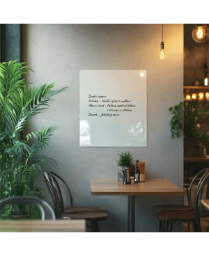 ⚪ Satinierte weiße Tafel SMATAB® für Restaurants