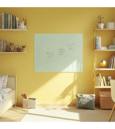Weiß satinierte Glasmagnettafel für Kinder Smatab®