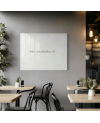 ⚪ Satinierte weiße Tafel SMATAB® für Restaurants