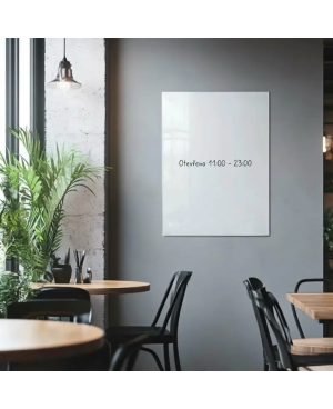 ⚪ Satynowa biała tablica SMATAB® do restauracji