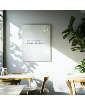 ⚪ Satynowa biała tablica SMATAB® do restauracji