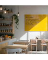 🟡 Exotische gelbe Glastafel für Hotel | SMATAB®