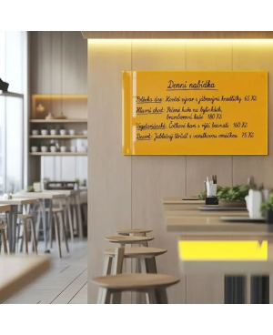 🟡 Neapolitanische gelbe Tafel SMATAB® für Restaurants