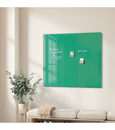 Green Verones Smatab® Magnetic Glass Pin Board