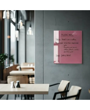 🩷 Perłowa różowa tablica SMATAB® do restauracji