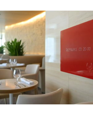 Tafel für Restaurants 🔴 korallenrot | SMATAB®