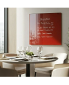 Tafel für Restaurants 🔴 korallenrot | SMATAB®